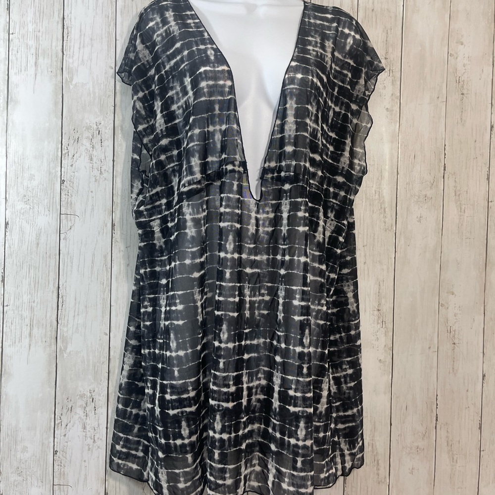 OP Sheer Swimsuit Cover Up XL